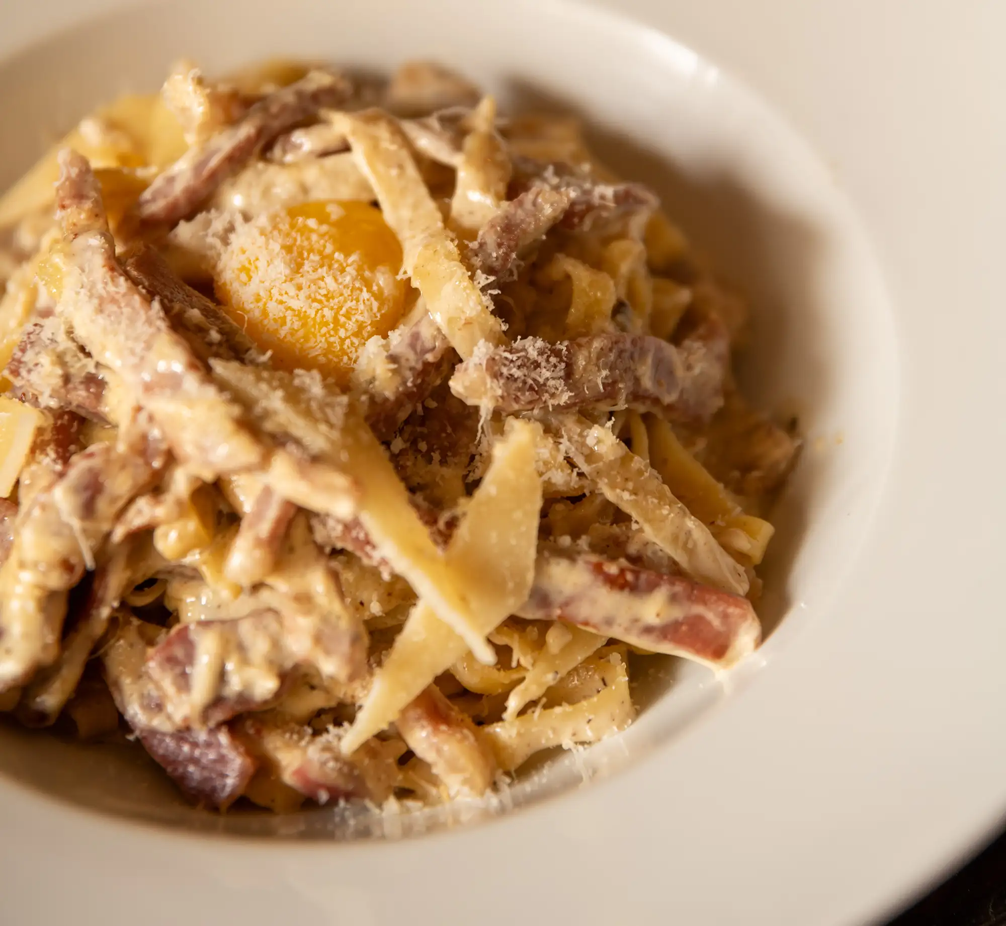 Tagliatelle carbonara